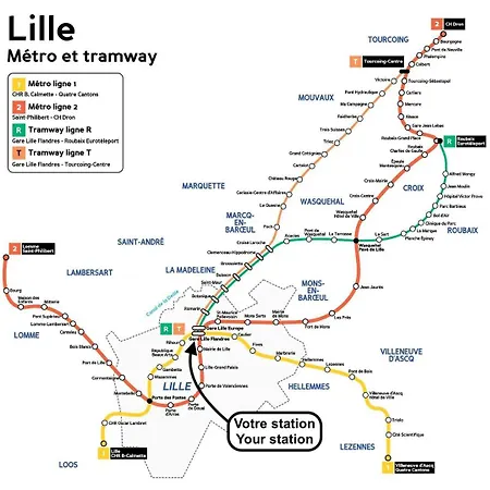 Hypercentre -appartement 2ch, 5p *